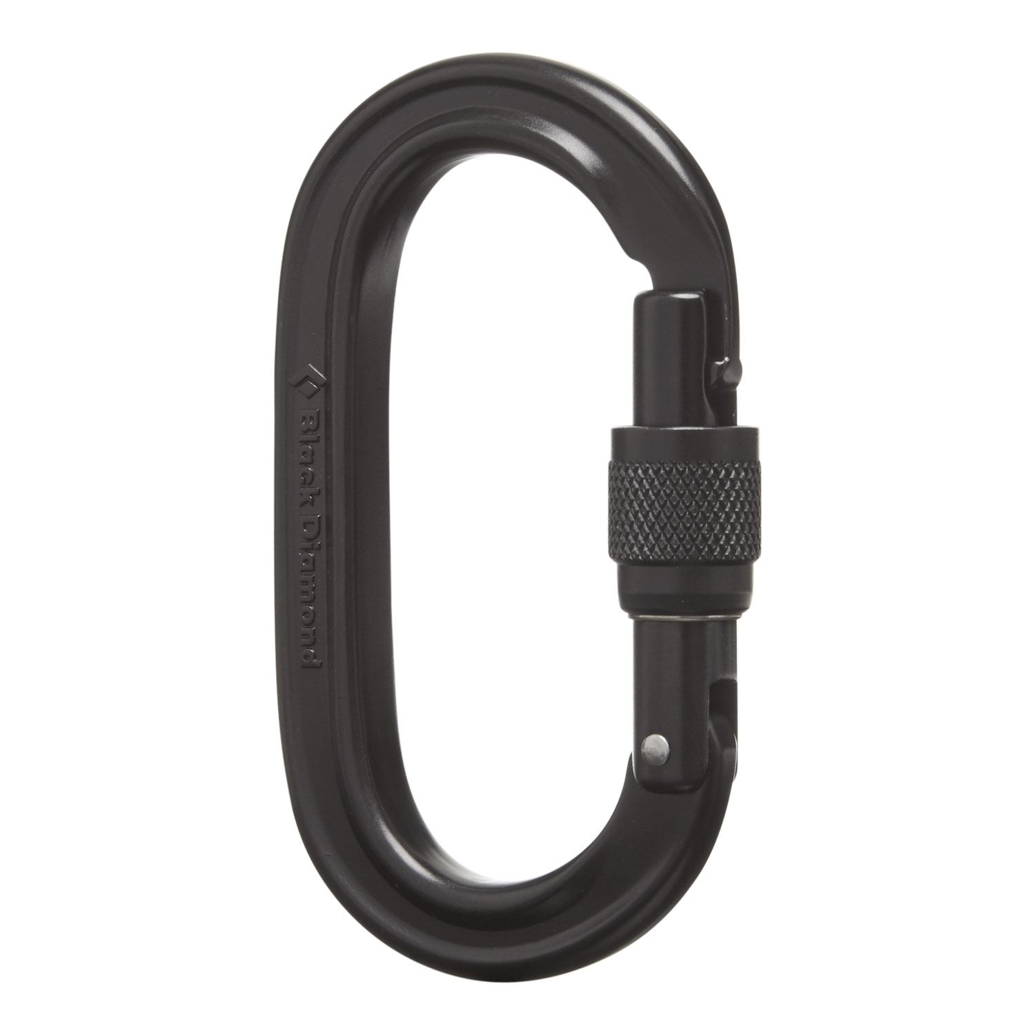 Oval Screwgate Carabiner Black Diamond Oval Screwgate Carabiner -Tramptilt-shop 210084 black black ovalscrewgate 3qtr 79500.1626822533