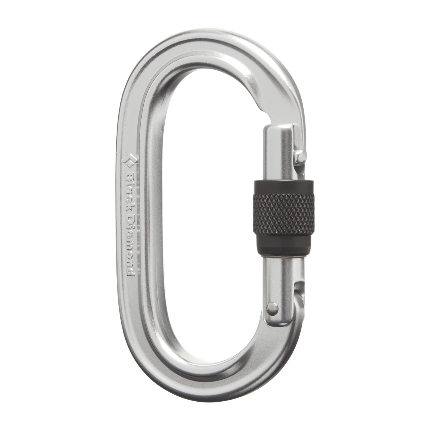 Oval Screwgate Carabiner Black Diamond Oval Screwgate Carabiner -Tramptilt-shop 210084 pols polished ovalscrewgate 3qtr 58253.1626822526