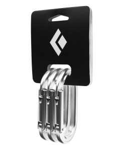 Black Diamond Oval Keylock Carabiner 3-Pack