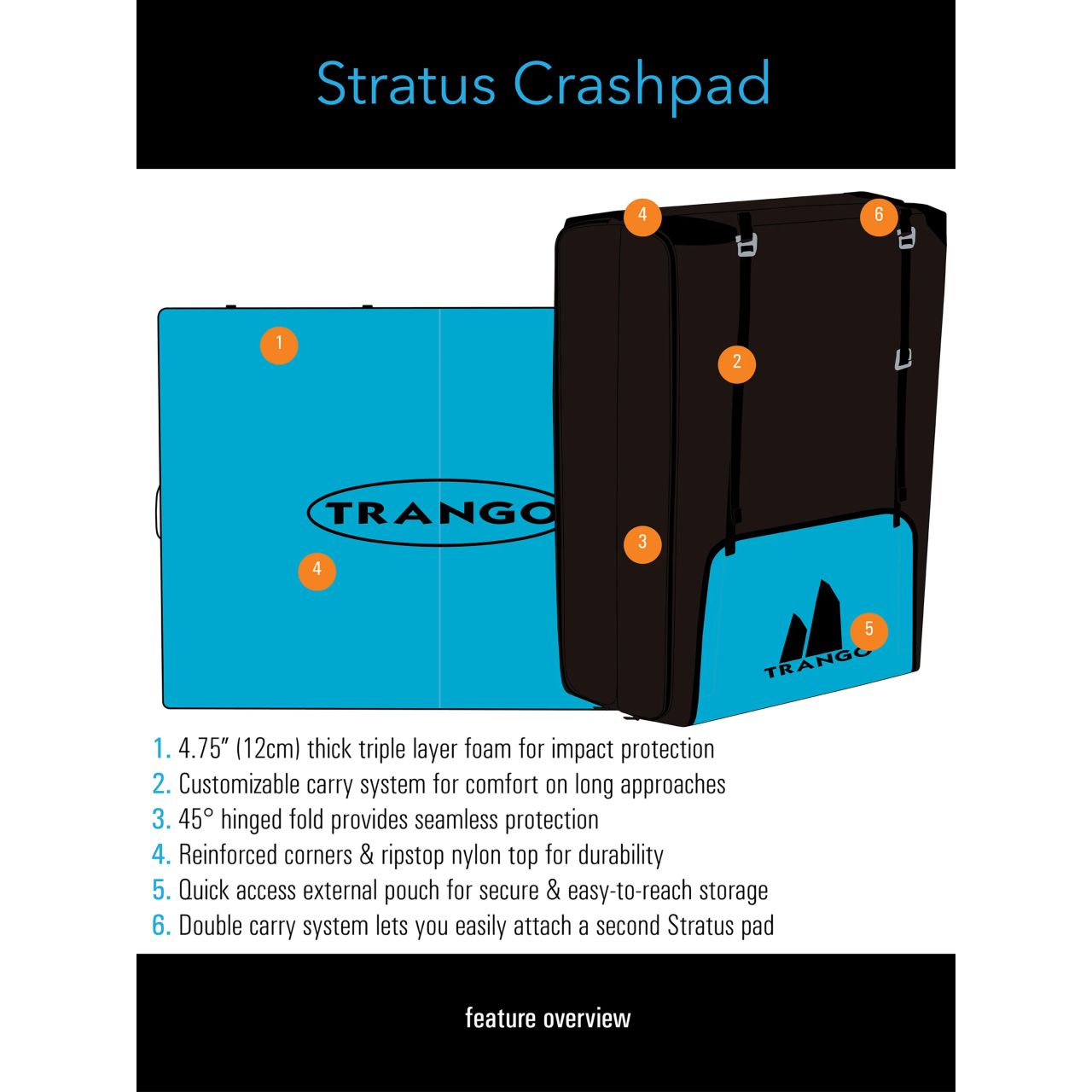 Stratus Bouldering Pad Trango Stratus Bouldering Pad -Tramptilt-shop