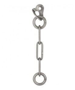 Fixe Hardware 316 SS 3/8 Hanger + Chain + Ring Anchor