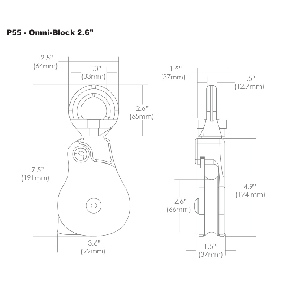 Omni-Block 2.6 Rock Exotica Omni-Block 2.6 -Tramptilt-shop dimensions on white 90522.1626821998