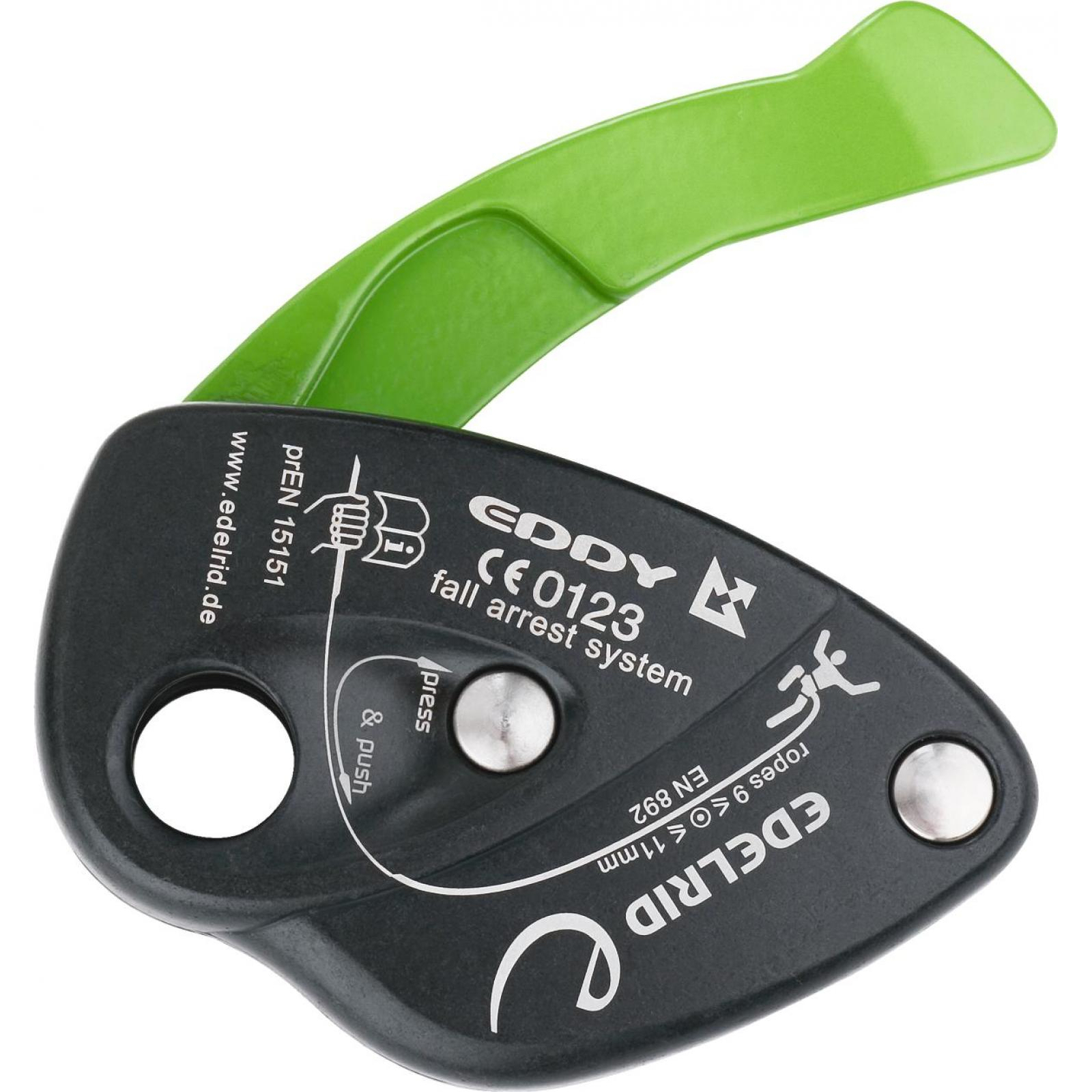 Eddy Belay Device Edelrid Eddy Belay Device -Tramptilt-shop edr4e10005 black 14235.1626821754